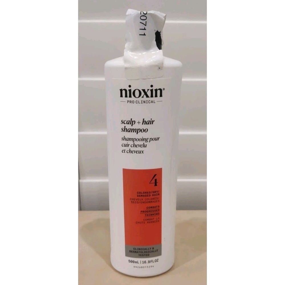 Nioxin System 4 Shampoo Cleanser 16.9 oz 500 ml.  - Brand New